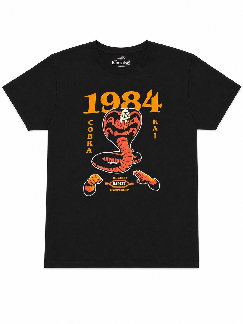 Karate Kid Cobra Kai 1984 Black Graphic Tee